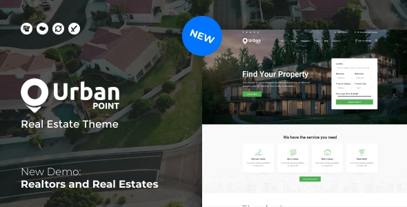 UrbanPoint – House Selling & Rental WordPress Theme