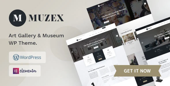 Muzex – Museum WordPress Theme + RTL